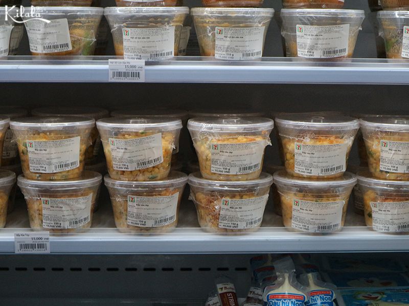 7-Eleven bắp xào tép